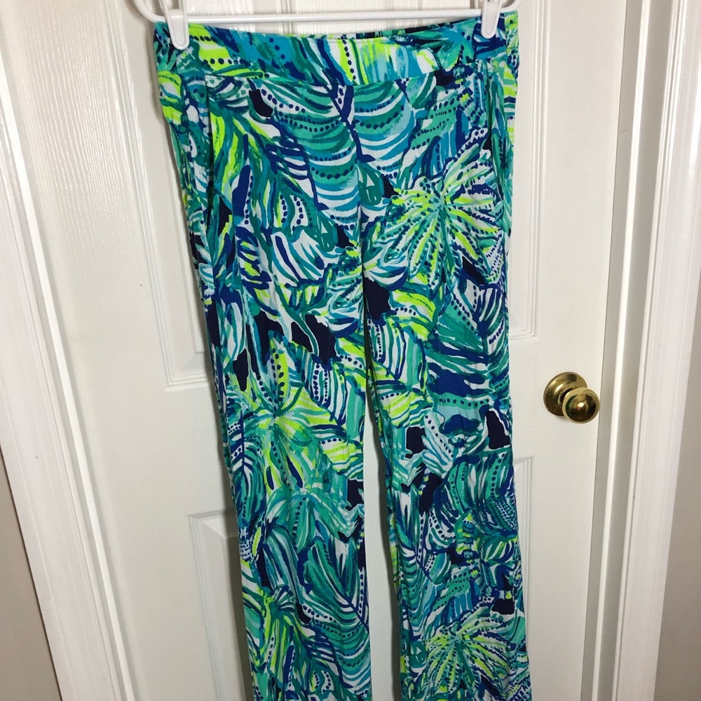 Lilly Pulitzer Islamorada Beach Palazzo Pant in “Armadilly Dally”